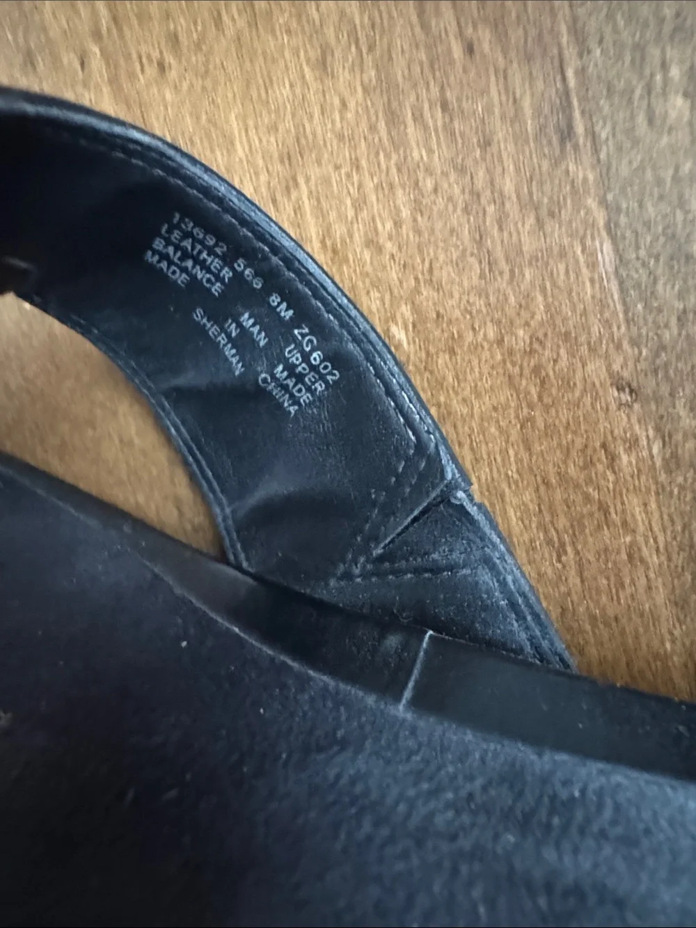 Covington black leather
